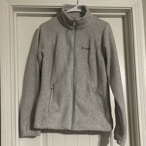 Columbia Women’s Gray Light Fleece Zip-Up